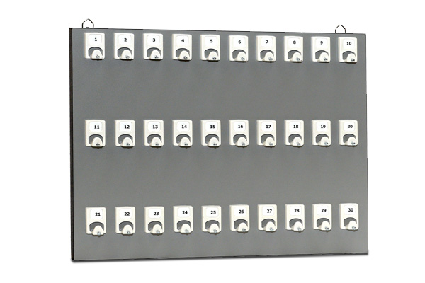 Key Rack, Key Holder # 55MGN, Extra Space 55 Bolted Metal Hooks with  'Customize Name Plate', (60